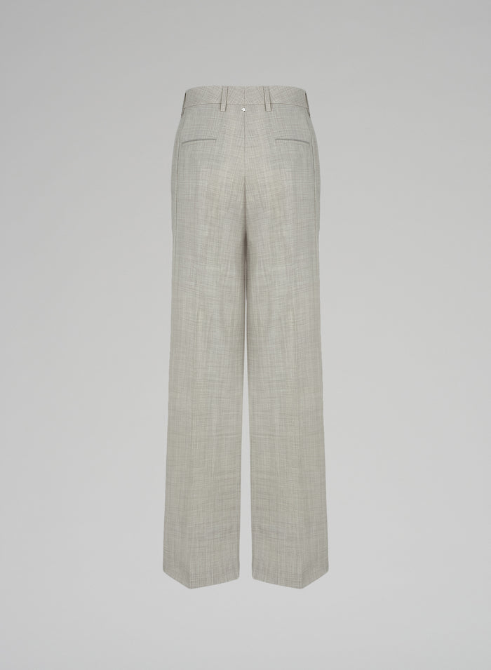 STRETCH WOOL PANTS