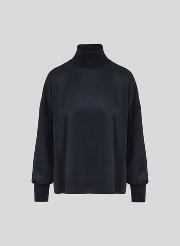 BLUSA IN TWILL DI SETA