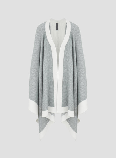 WOOL, SILK AND CASHMERE CAPE