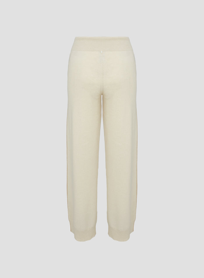 WOOL, SILK AND CASHMERE PANTS