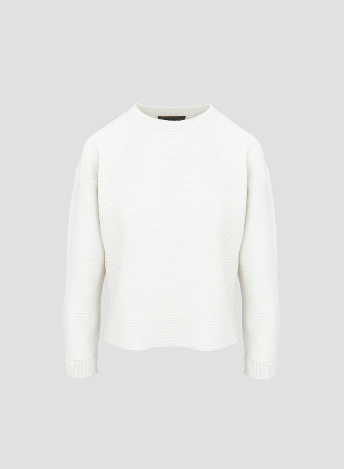 WOOL, SILK AND CASHMERE SWEATER