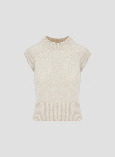 CASHMERE AND SILK VEST