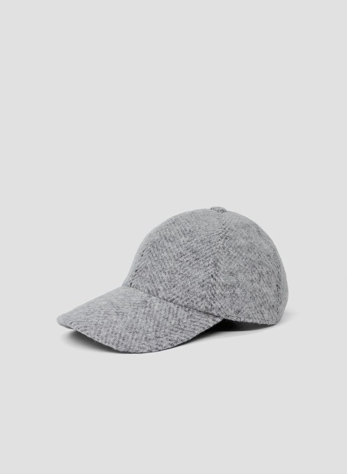 RESCA WOOL AND ALPACA BASEBALL CAP