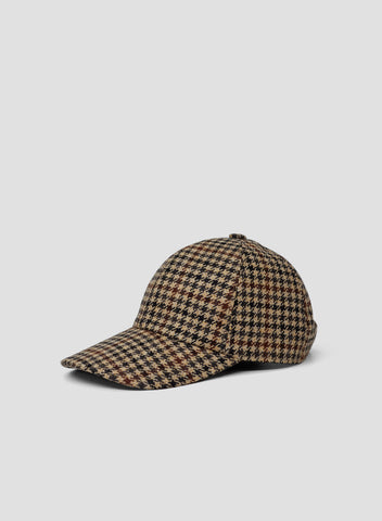CAPPELLINO DA BASEBALL IN LANA E CASHMERE