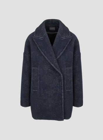 CAPPOTTO IN RESCA DI LANA E ALPACA