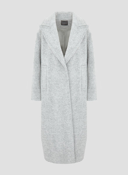 WOOL AND ALPACA RESCA TEDDY LONG COAT