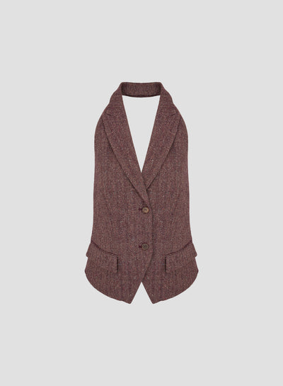 RESCA WOOL AND SILK VEST