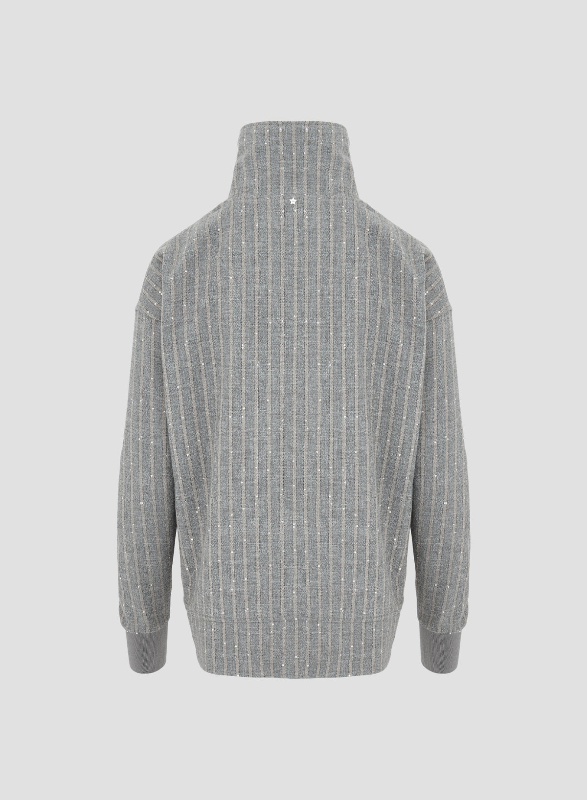 BOMBER IN LANA E COTONE GESSATO