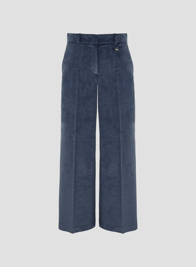 VELVET TAILORED PANTS