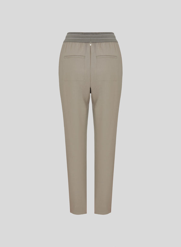 TECHNICAL WOOL CANVAS JOGGERS