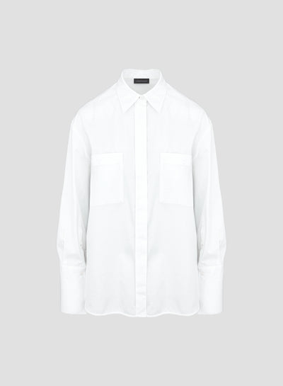 STRETCH POPLIN COTTON SHIRT