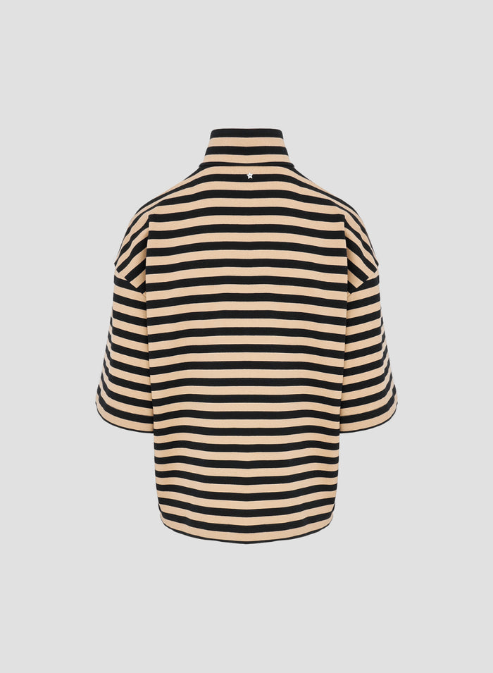 COTTON JERSEY STRIPED T-SHIRT