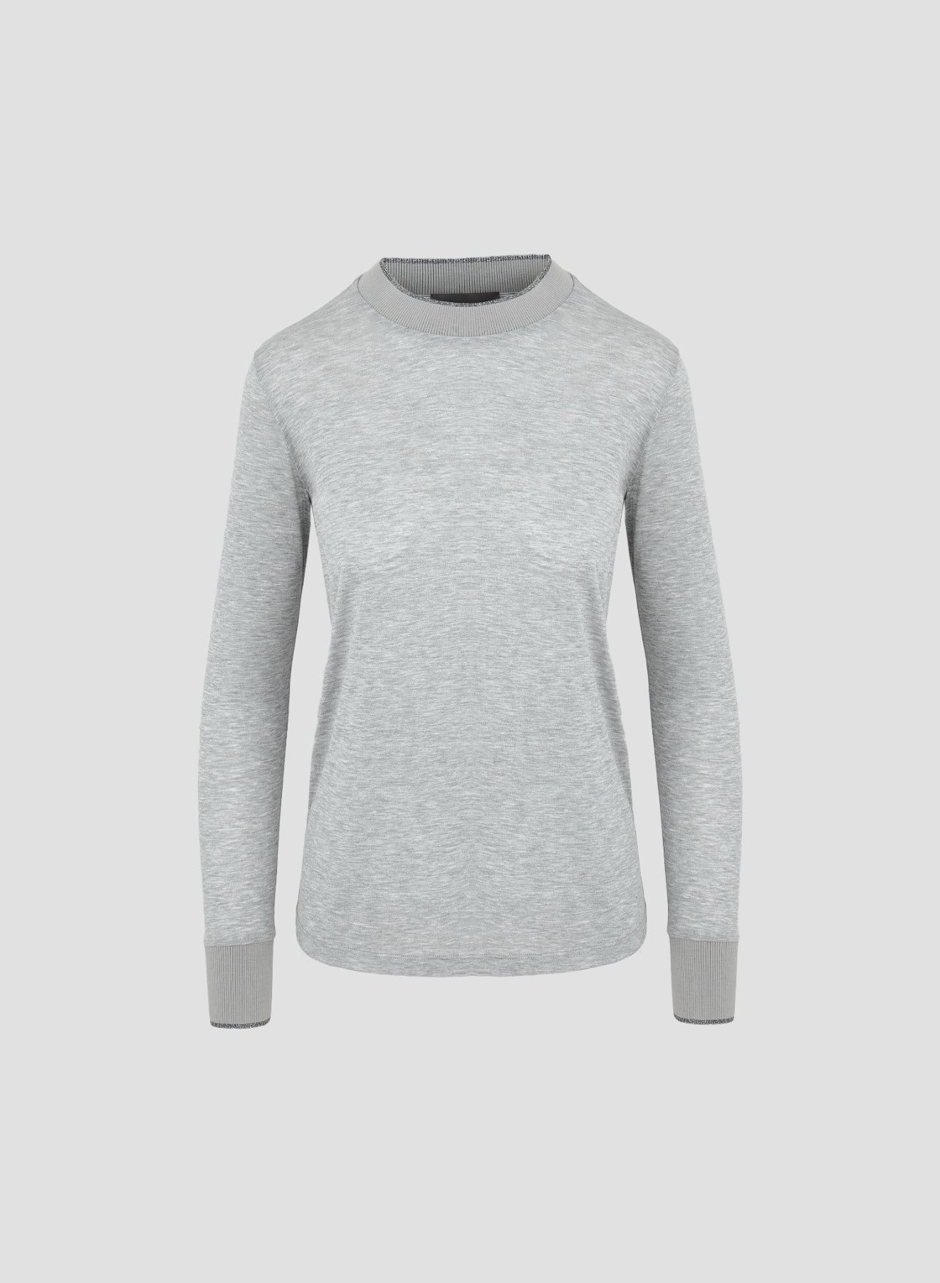 VISCOSE AND SILK T-SHIRT