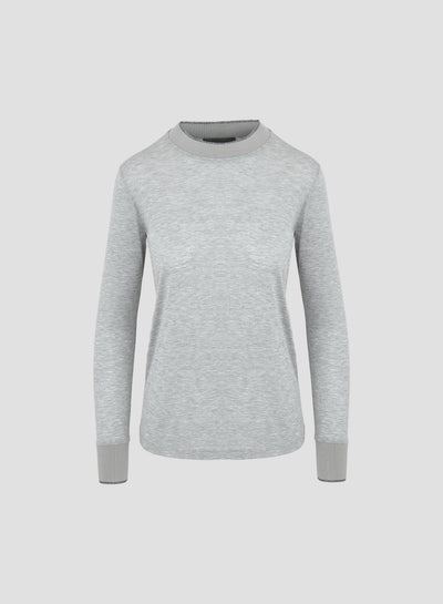 VISCOSE AND SILK T-SHIRT