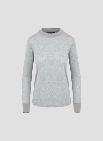 T-SHIRT IN VISCOSA E SETA