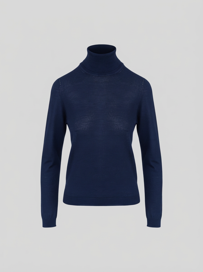 ULTRALIGHT CASHMERE AND SILK TURTLENECK