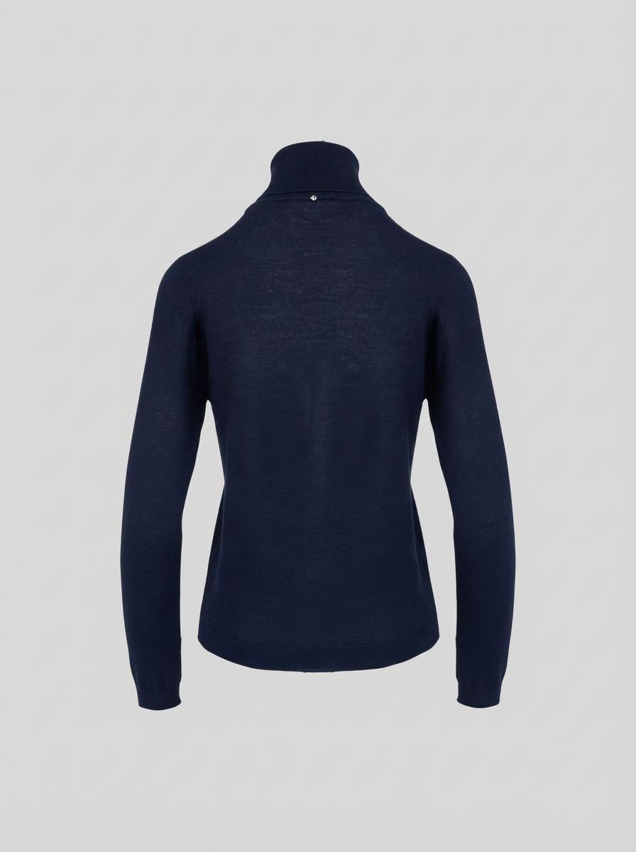 ULTRALIGHT CASHMERE AND SILK TURTLENECK