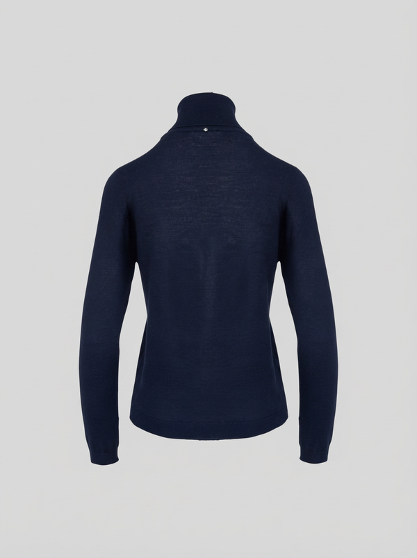 ULTRALIGHT CASHMERE AND SILK TURTLENECK