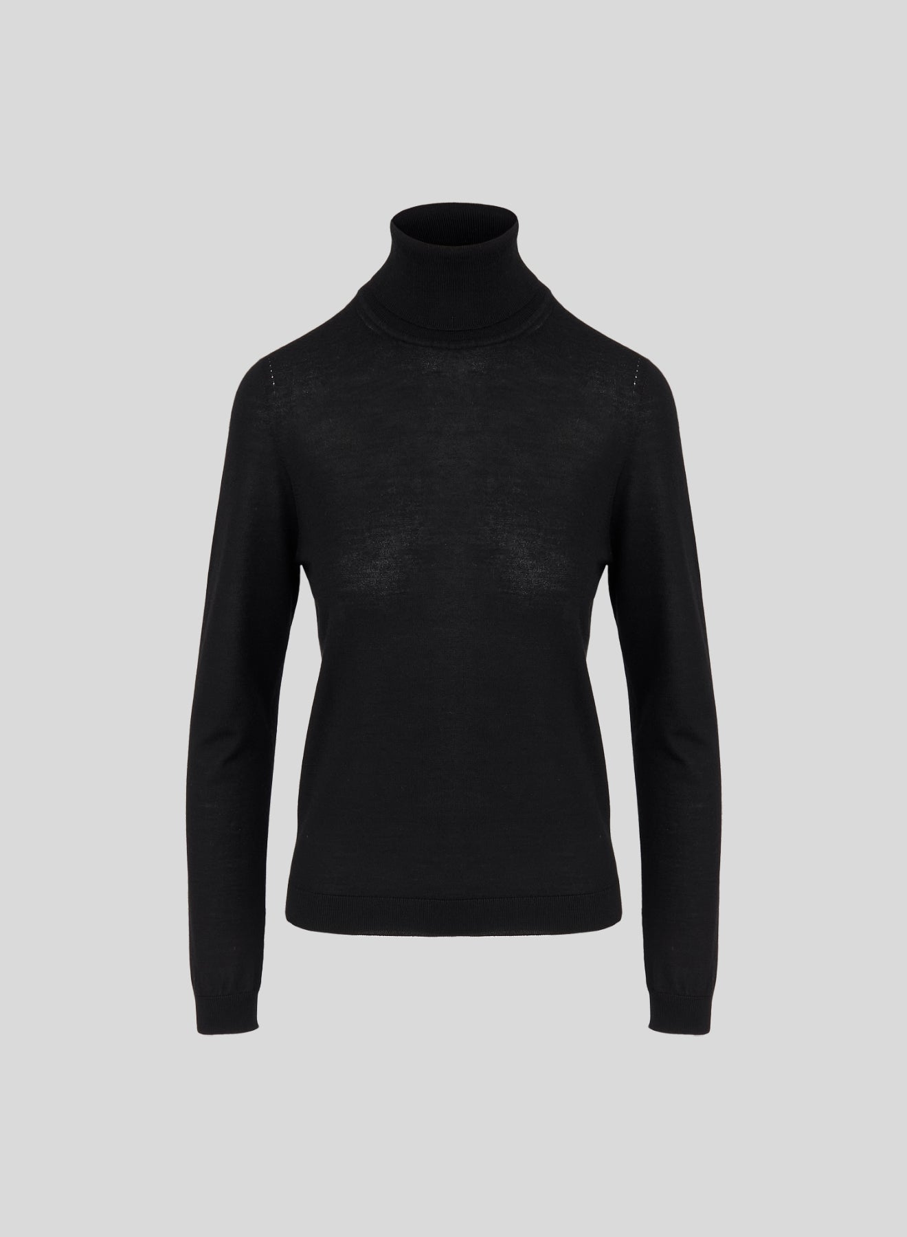 ULTRALIGHT CASHMERE AND SILK TURTLENECK