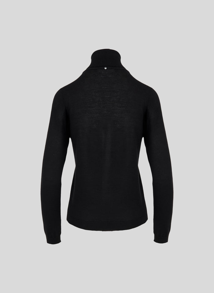 ULTRALIGHT CASHMERE AND SILK TURTLENECK