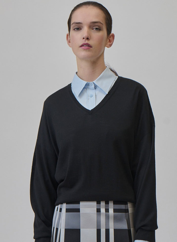 MAGLIA IN CASHMERE E SETA ULTRALIGHT