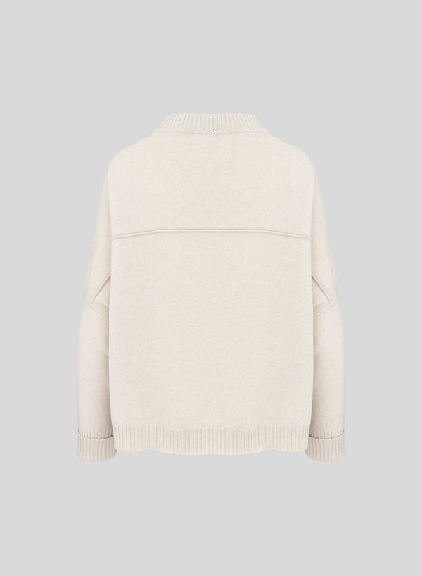 LORENA YARN KNIT JACKET
