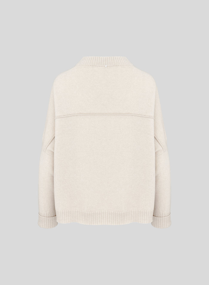 LORENA YARN KNIT JACKET