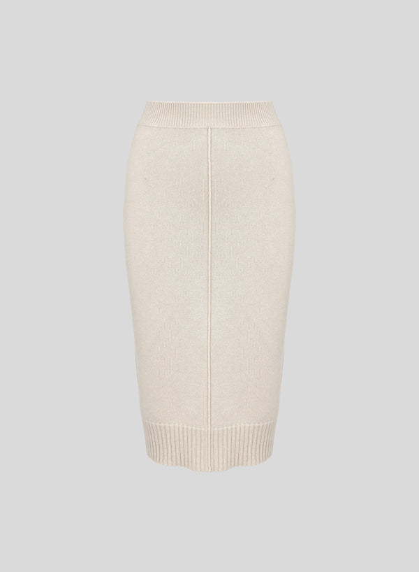GONNA IN MAGLIA LONGUETTE IN FILO LORENA