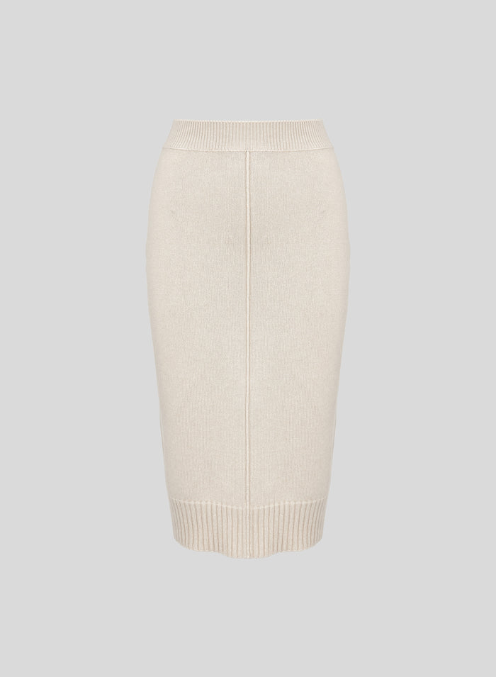 GONNA IN MAGLIA LONGUETTE IN FILO LORENA