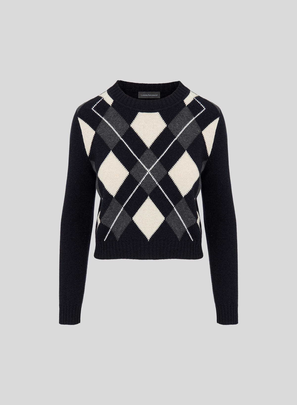 MAGLIA IN FILATO LORENA CON DISEGNO A ROMBI