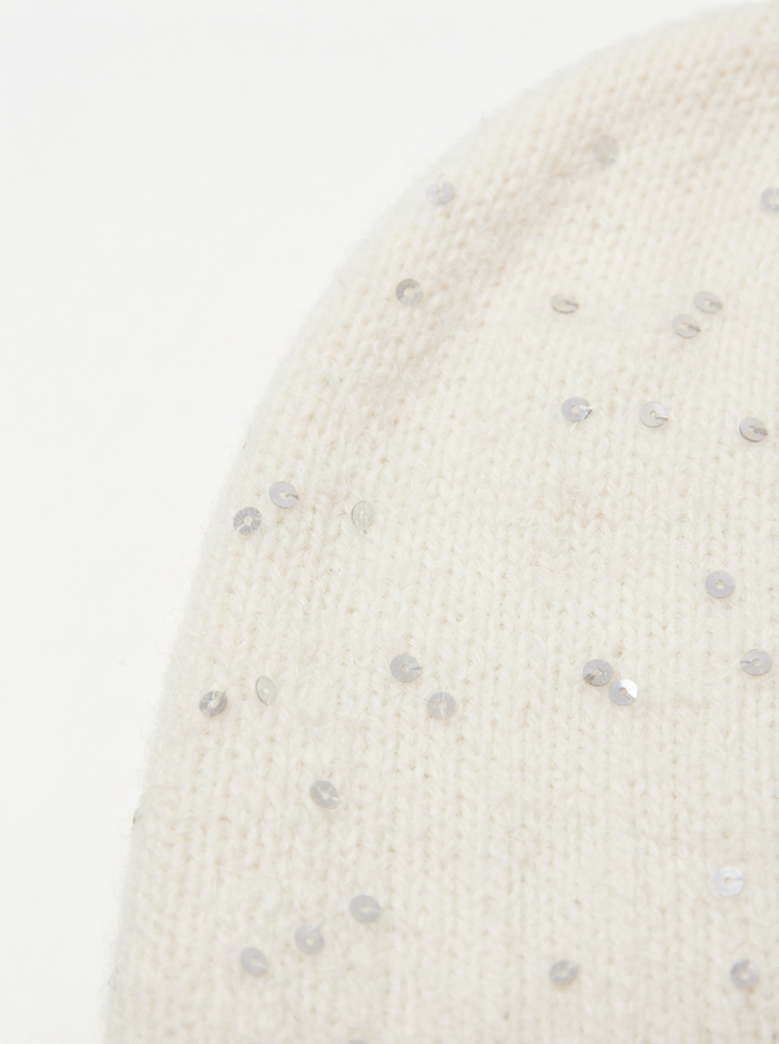BERRETTO IN FILATO LORENA CON FILO PAILLETTES