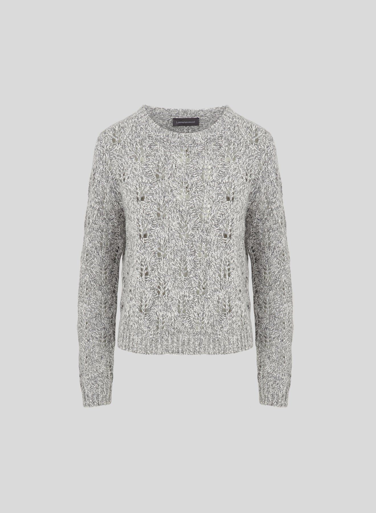 CASHMERE, WOOL AND SILK SWEATER