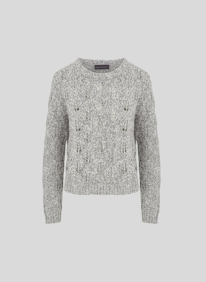 CASHMERE, WOOL AND SILK SWEATER