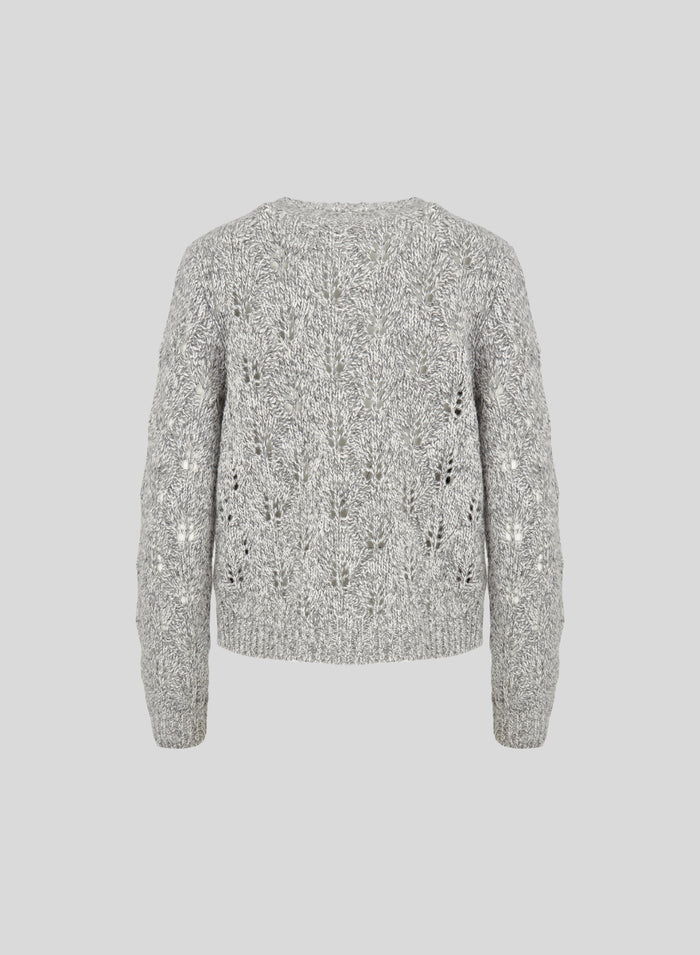 CASHMERE, WOOL AND SILK SWEATER