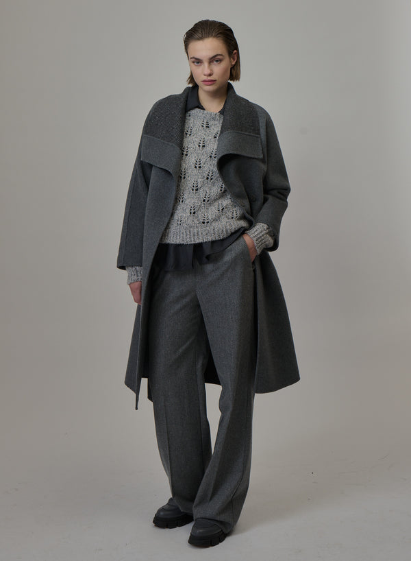 MAGLIA IN CASHMERE, LANA E SETA