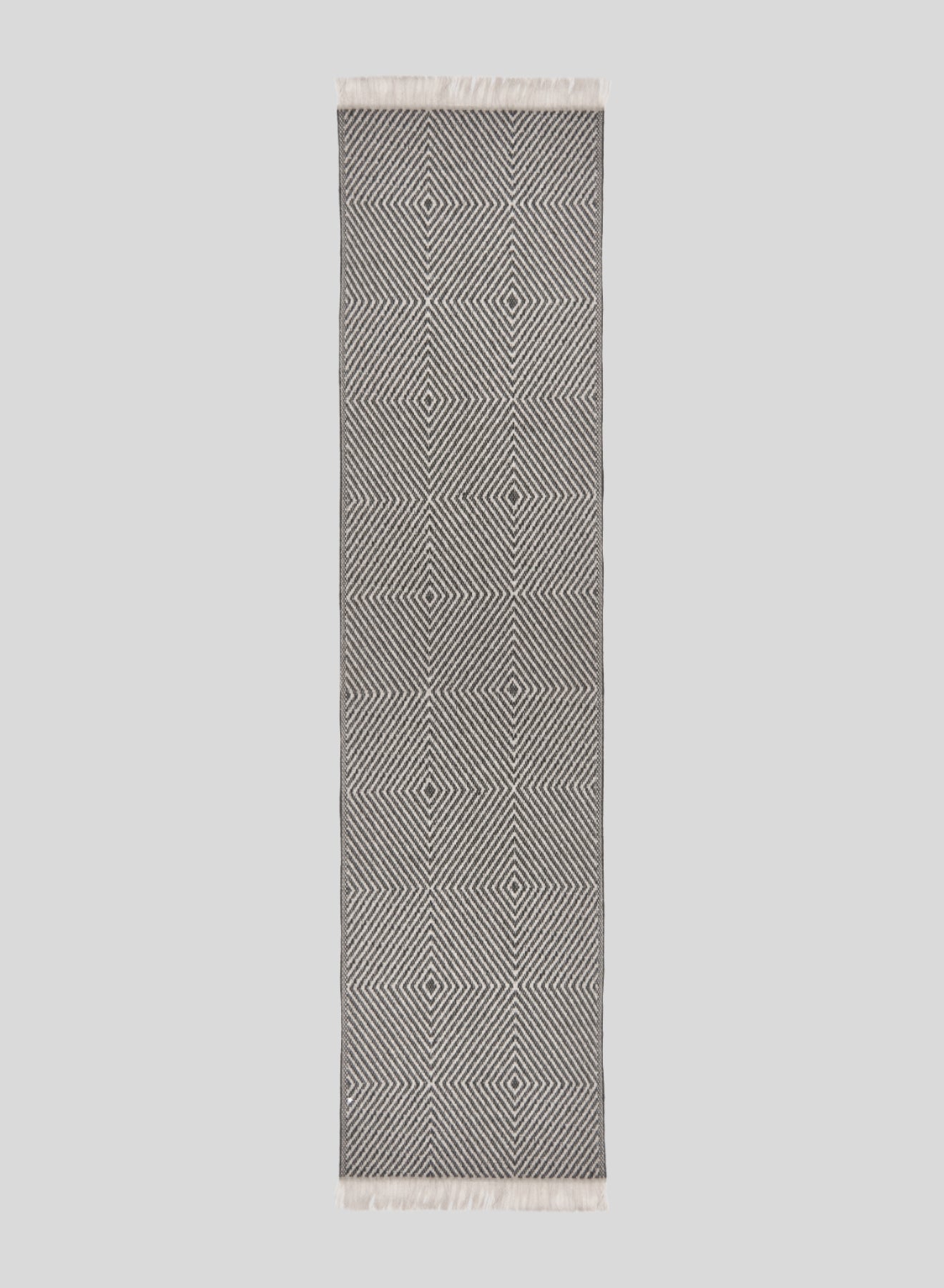 SCIARPA IN MISTO LANA E ALPACA CON DISEGNO GEOMETRICO