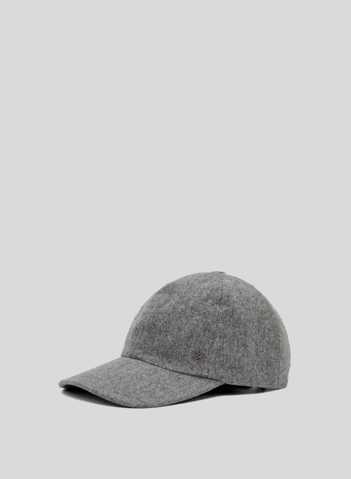 CAPPELLINO DA BASEBALL IN FLANELLA DI LANA