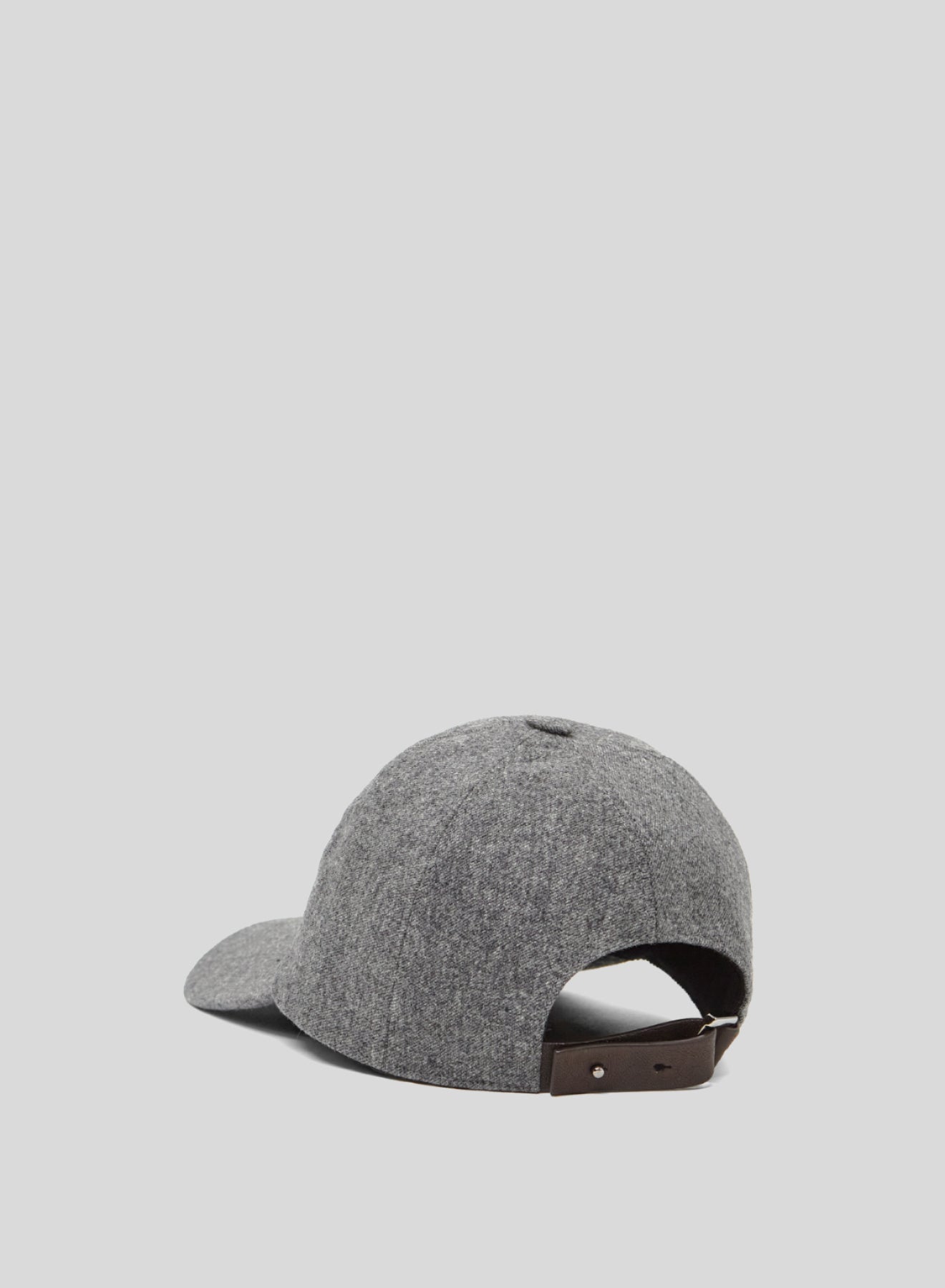 CAPPELLINO DA BASEBALL IN FLANELLA DI LANA