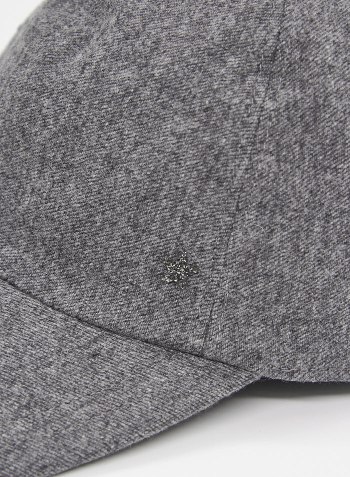 CAPPELLINO DA BASEBALL IN FLANELLA DI LANA