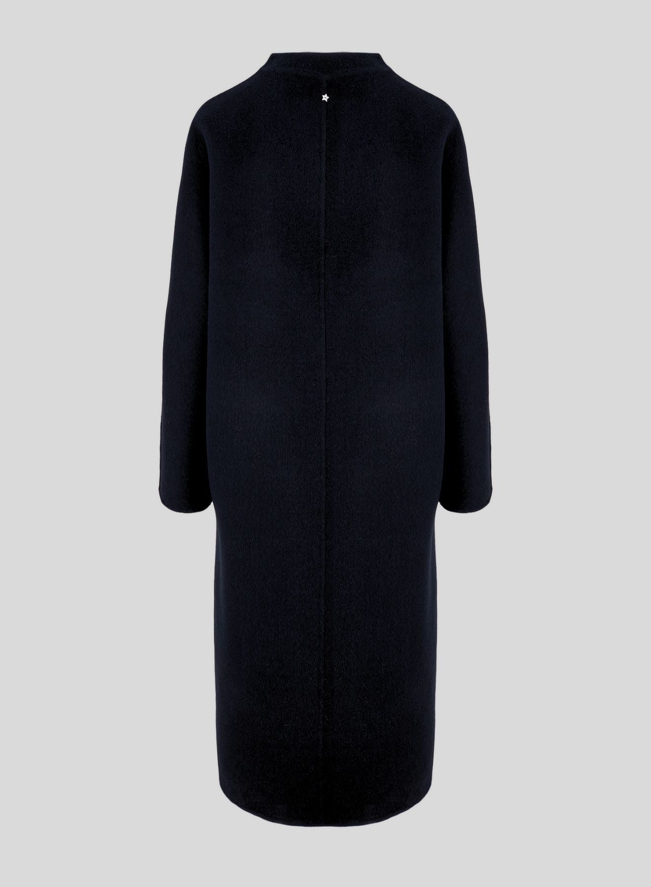 CAPPOTTO  LUNGO IN DOUBLE DI LANA E ANGORA