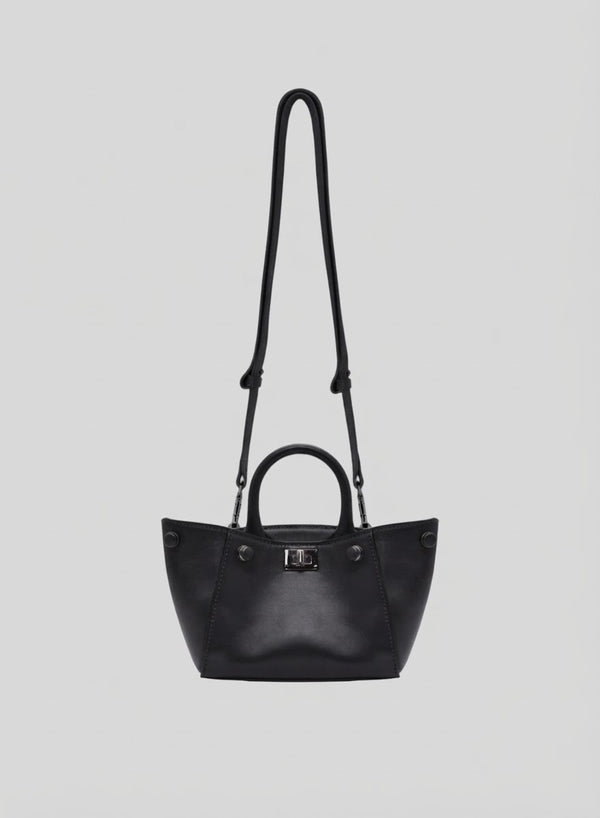 MEDIUM ICONIC LEATHER SHOULDER BAG