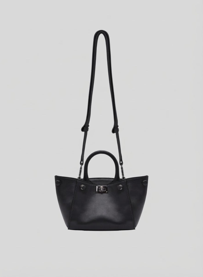 MEDIUM ICONIC LEATHER SHOULDER BAG