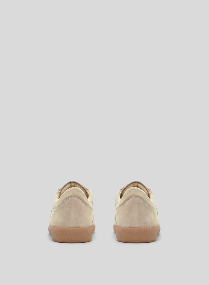 SNEAKERS PIATTE IN PELLE
