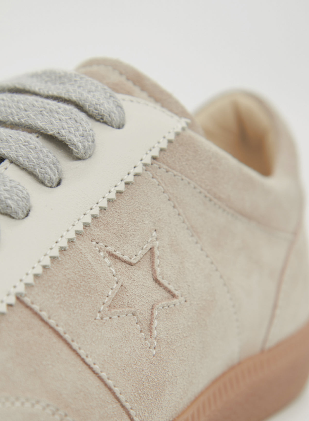 SNEAKERS PIATTE IN PELLE