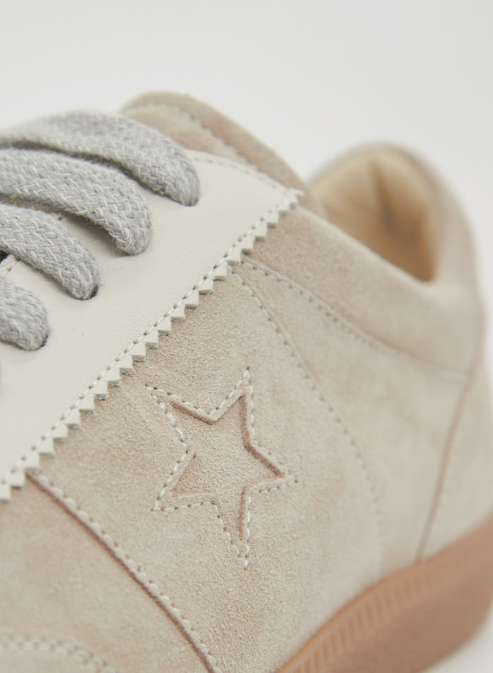SNEAKERS PIATTE IN PELLE