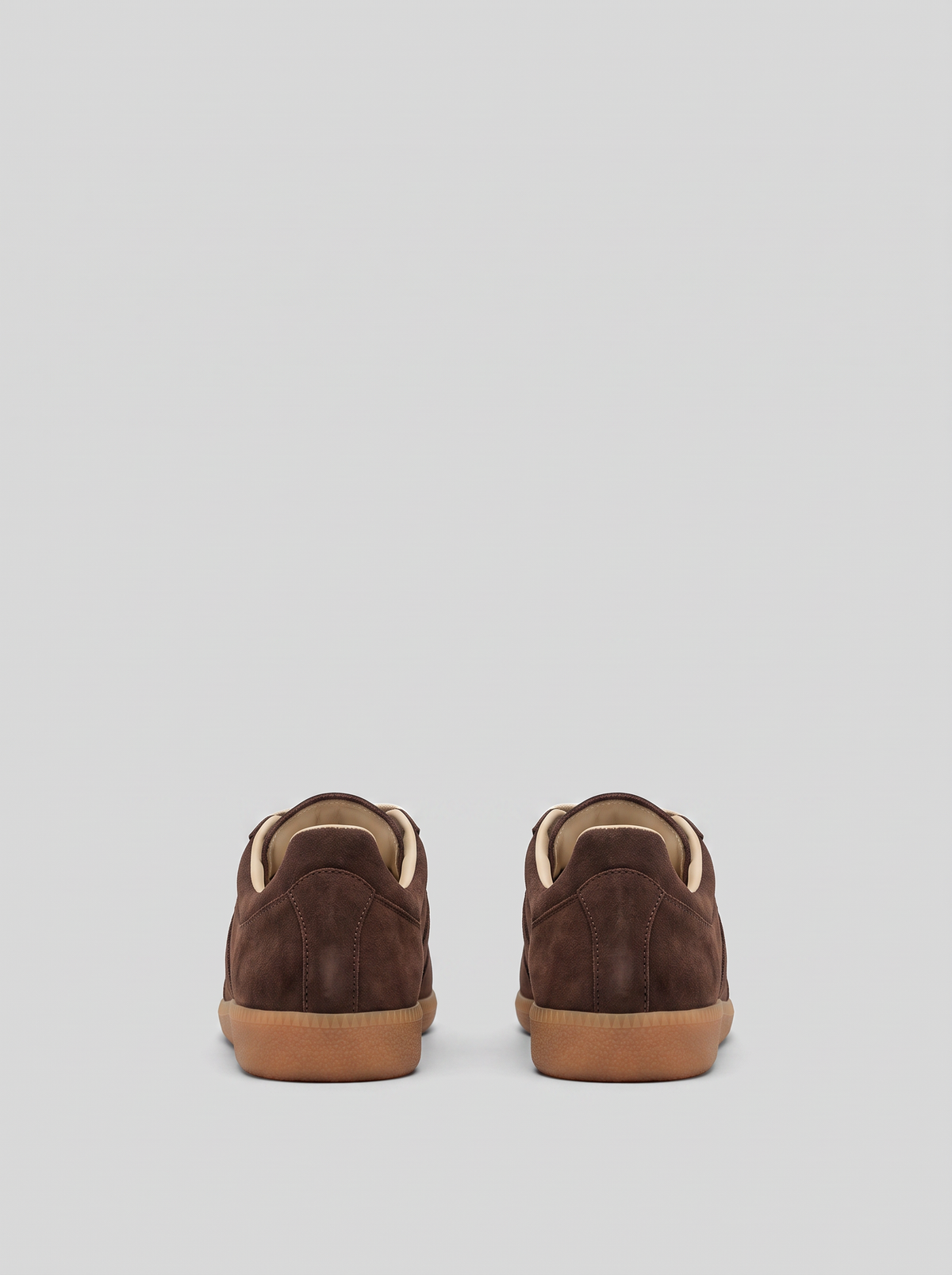 FLAT LEATHER SNEAKERS