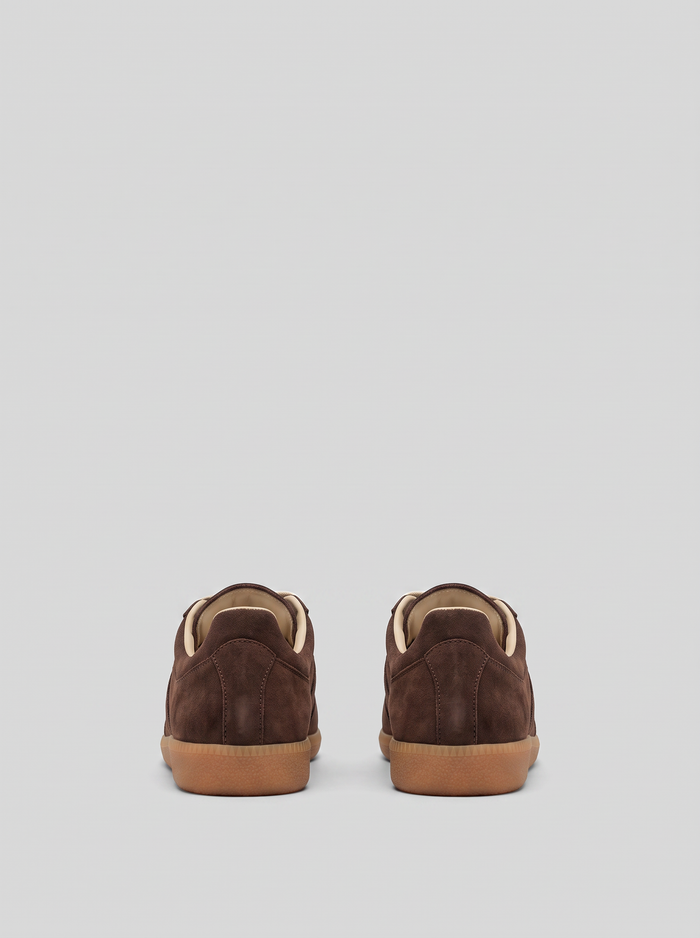 FLAT LEATHER SNEAKERS