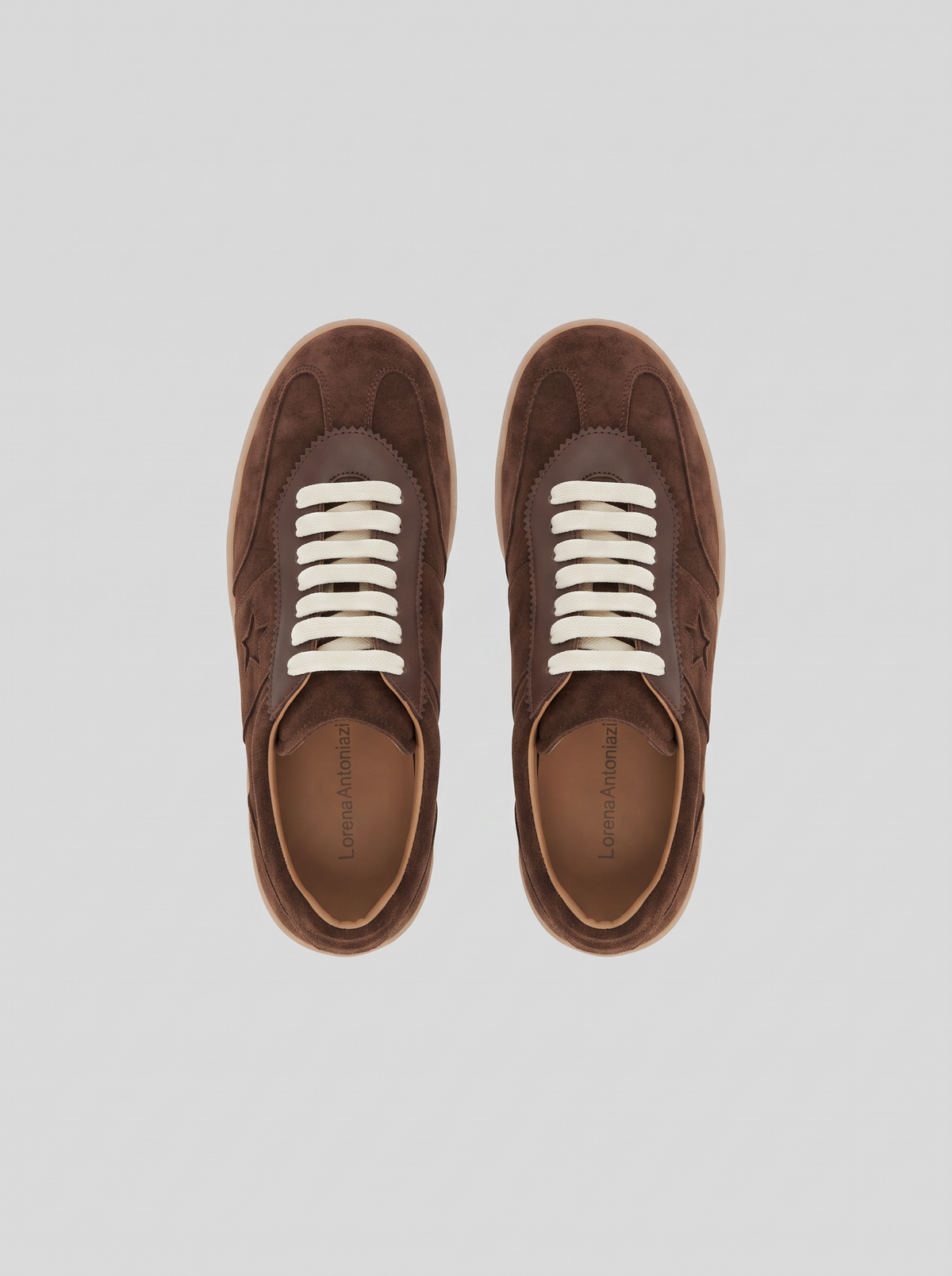 FLAT LEATHER SNEAKERS