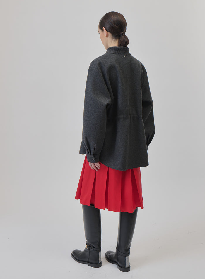 BOMBER IN DOUBLE DI LANA E CASHMERE