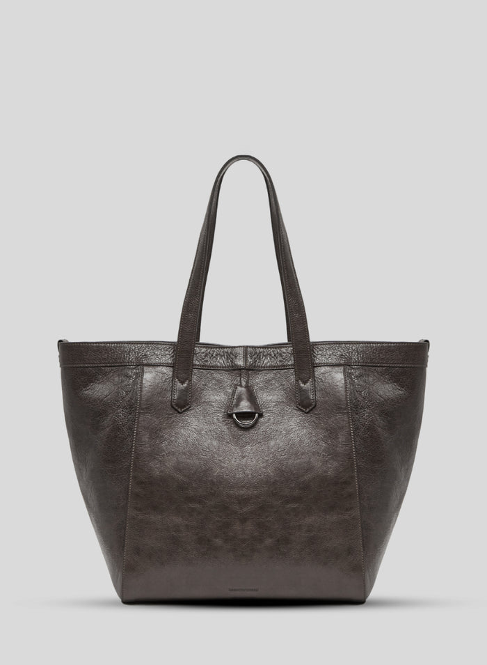 BORSA TOTE IN PELLE EFFETTO INVECCHIATO